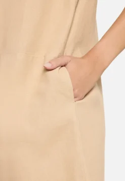 Betty Barclay Kleider|Business Kleidung*Leinenkleid mit Knopfleiste Beige