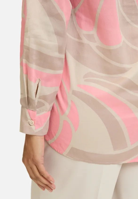 Betty Barclay Blusen*Longbluse langarm Nature/Rosé