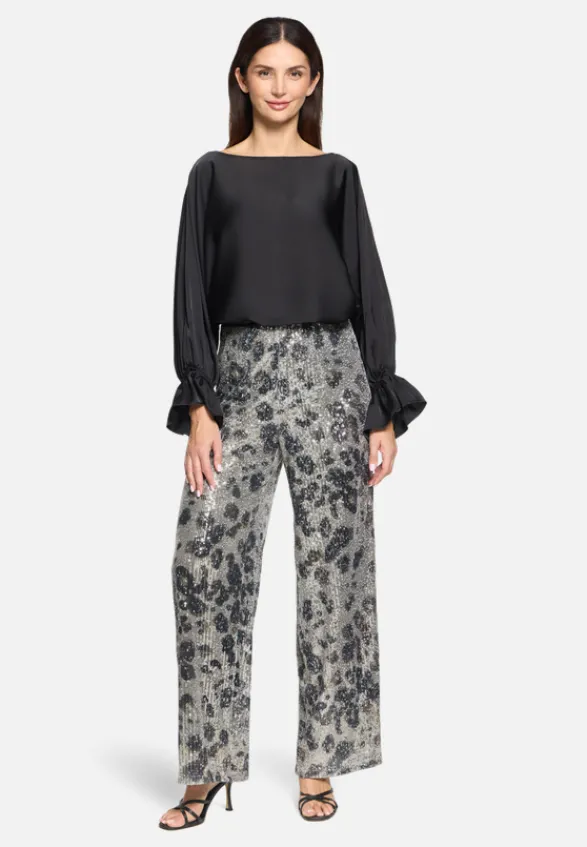 Betty Barclay Festliche Mode|Hosen*Marlene-Hose im Glitzer-Look Beige/Taupe