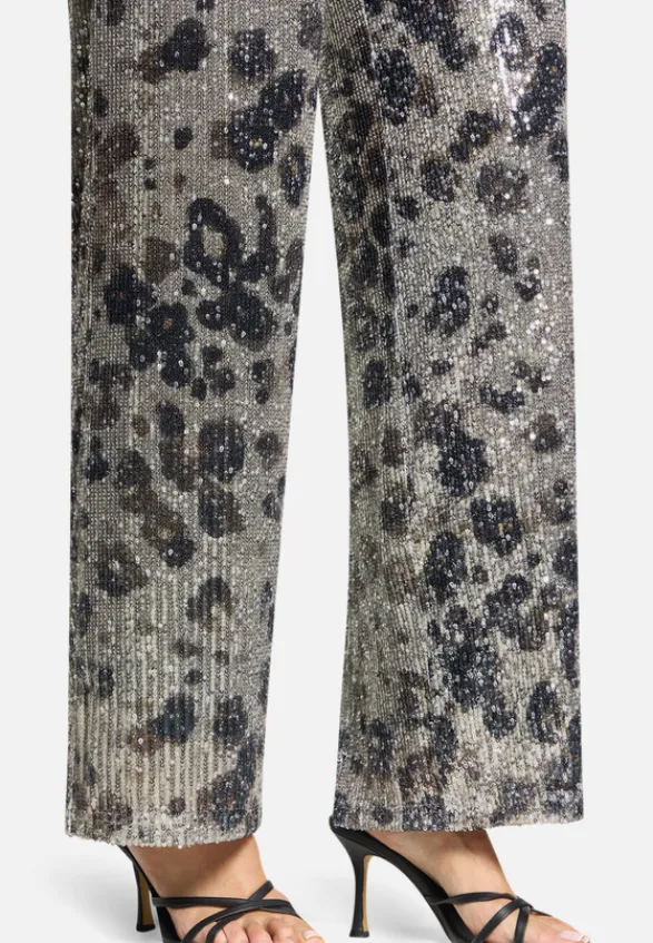 Betty Barclay Festliche Mode|Hosen*Marlene-Hose im Glitzer-Look Beige/Taupe
