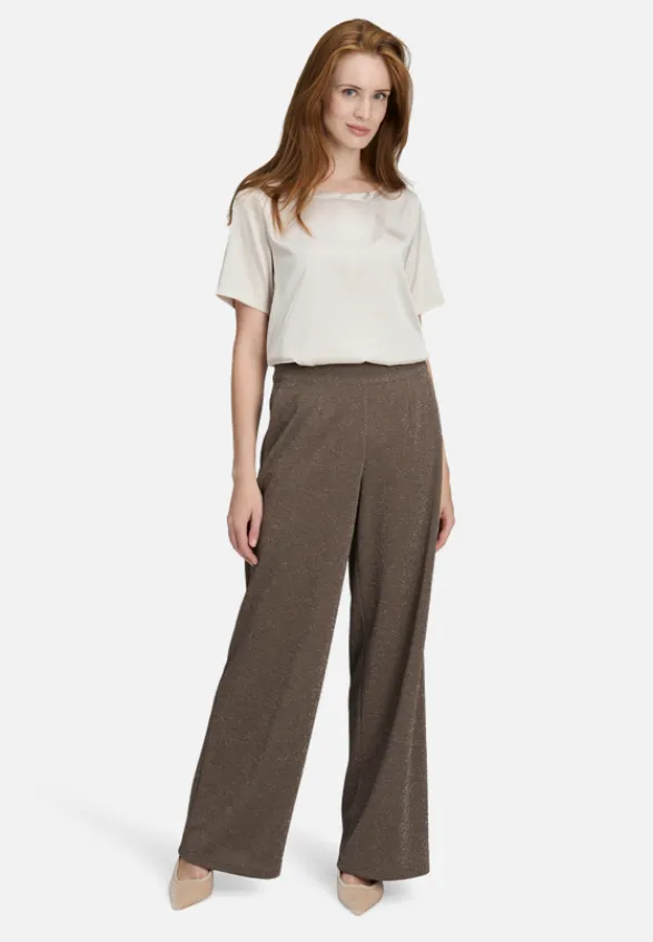 Betty Barclay Festliche Mode|Hosen*Marlene-Hose im Glitzer-Look Braun