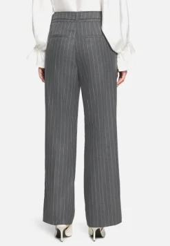 Betty Barclay Business Kleidung|Hosen*Marlene-Hose mit Bindegürtel Mausgrau