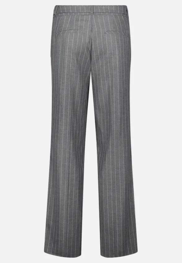 Betty Barclay Business Kleidung|Hosen*Marlene-Hose mit Bindegürtel Mausgrau