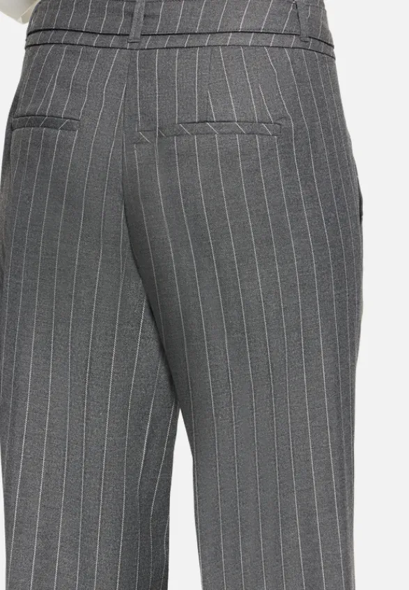 Betty Barclay Business Kleidung|Hosen*Marlene-Hose mit Bindegürtel Mausgrau