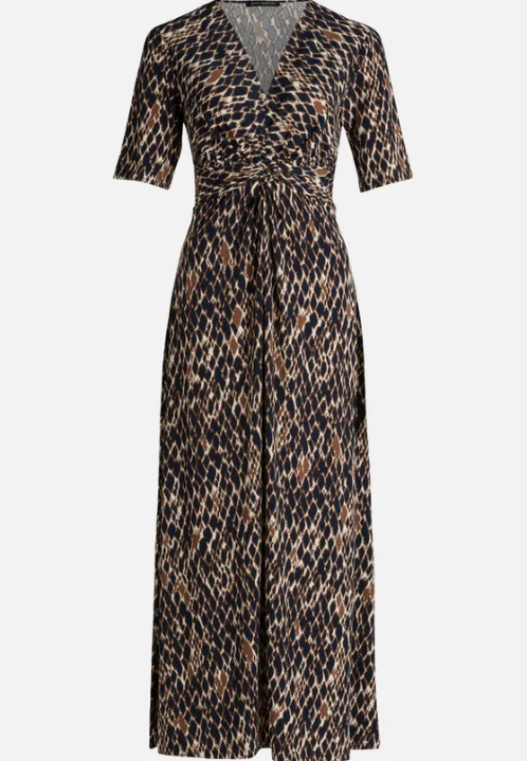 Betty Barclay Kleider*Maxikleid mit Raffung Dark Blue/Brown