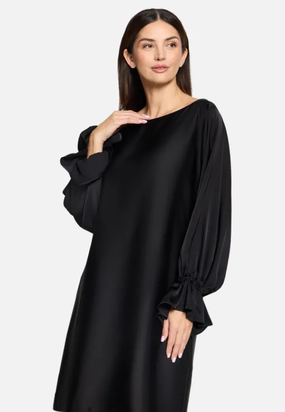 Betty Barclay Festliche Mode|Kleider*Midikleid langarm Schwarz