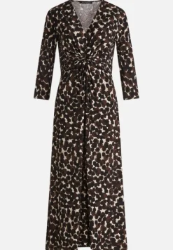 Betty Barclay Kleider*Midikleid mit Raffung Braun/Beige