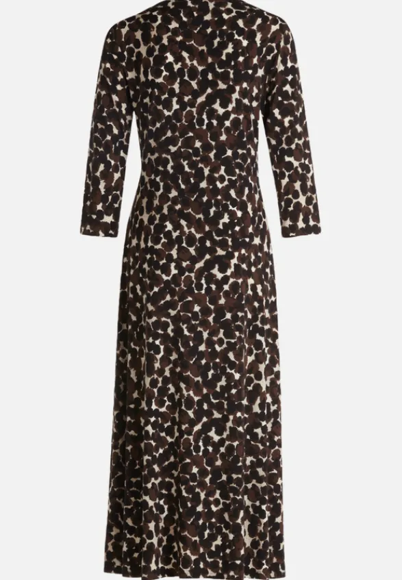 Betty Barclay Kleider*Midikleid mit Raffung Braun/Beige