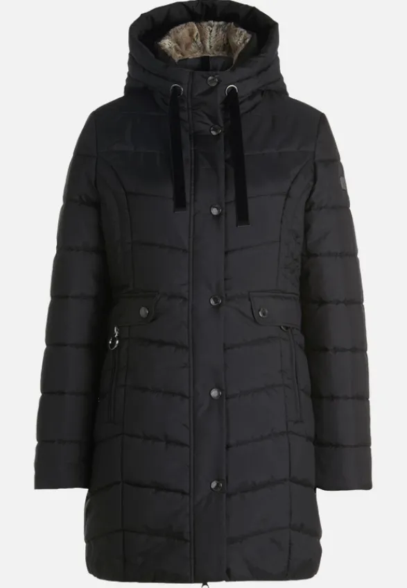 Betty Barclay Mäntel*Outdoorjacke mit abnehmbarer Kapuze Schwarz