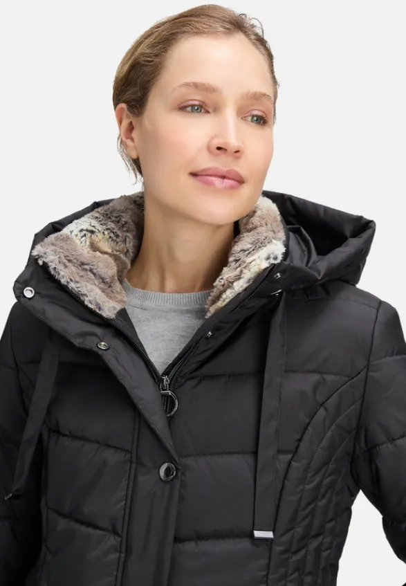 Betty Barclay Mäntel*Outdoorjacke mit abnehmbarer Kapuze Schwarz
