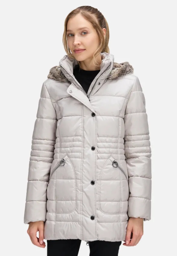 Betty Barclay Jacken*Outdoorjacke mit abnehmbarer Kapuze Silver Cloud