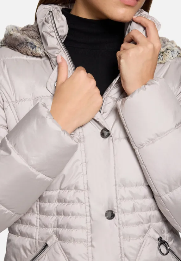 Betty Barclay Jacken*Outdoorjacke mit abnehmbarer Kapuze Silver Cloud