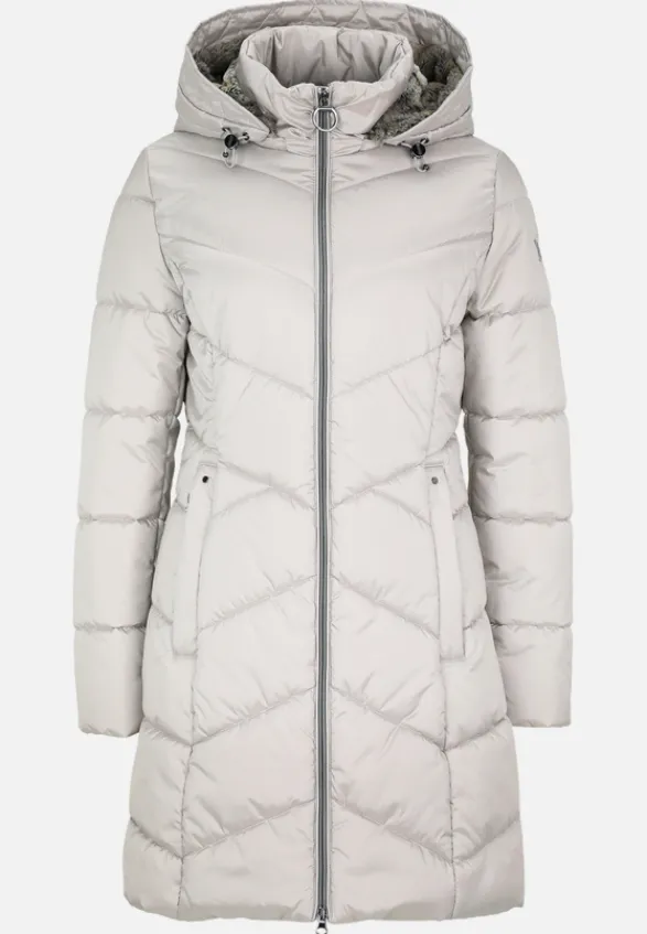 Betty Barclay Mäntel*Outdoorjacke mit abnehmbarer Kapuze Silver Cloud