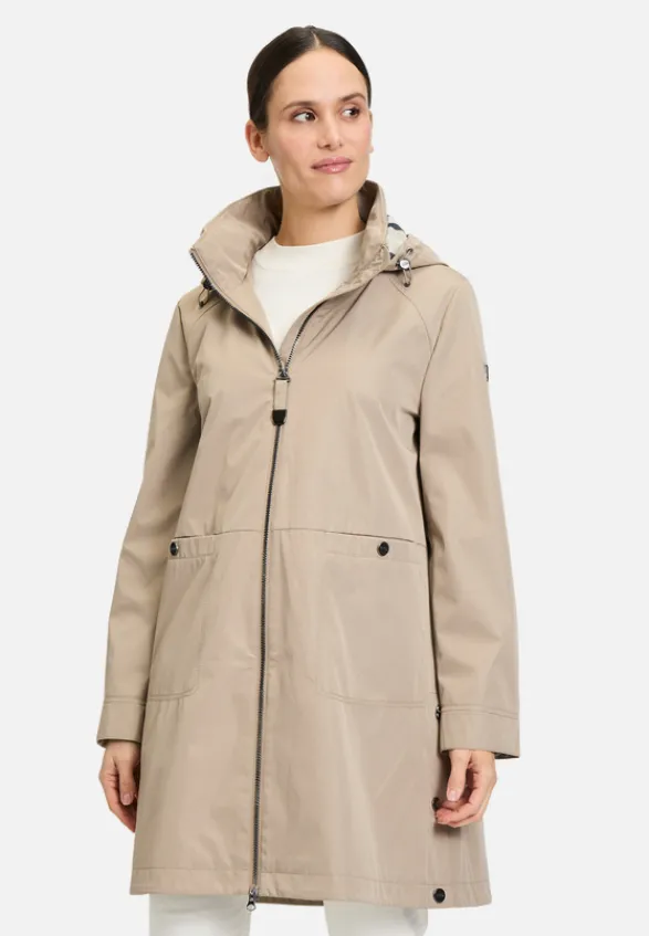 Betty Barclay Mäntel*Outdoorjacke mit abnehmbarer Kapuze Stone Beige