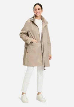 Betty Barclay Mäntel*Outdoorjacke mit abnehmbarer Kapuze Stone Beige