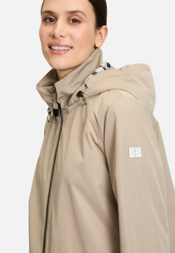 Betty Barclay Mäntel*Outdoorjacke mit abnehmbarer Kapuze Stone Beige