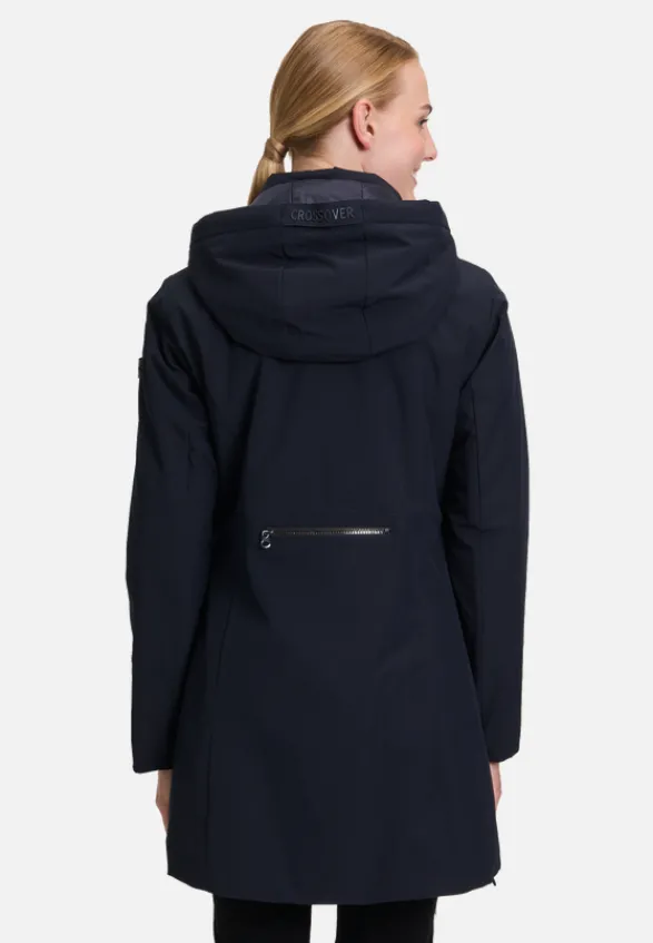 Betty Barclay Mäntel*Outdoorjacke mit abnehmbarer Kapuze Dunkelblau