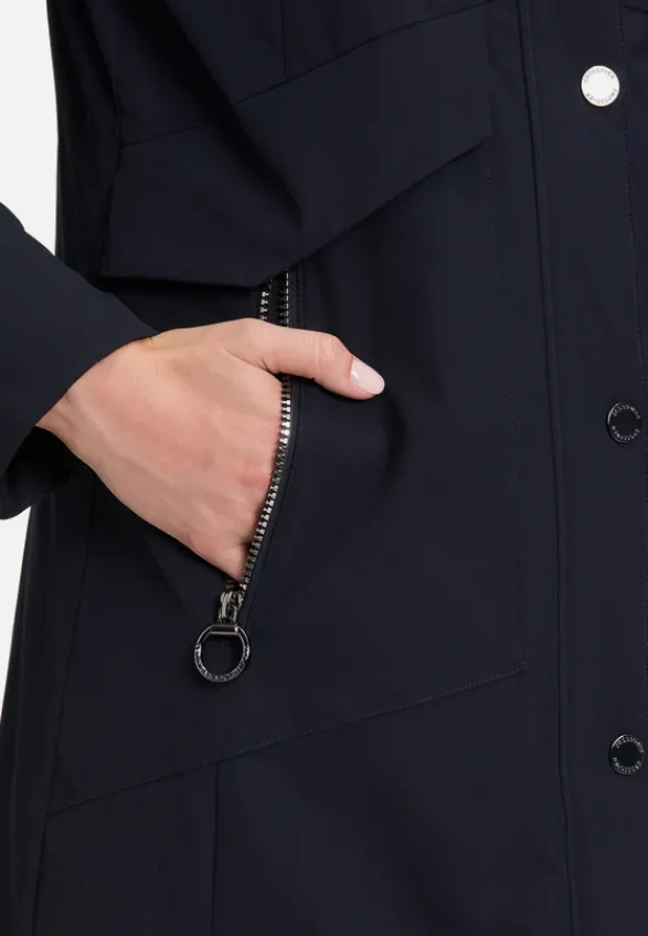 Betty Barclay Mäntel*Outdoorjacke mit abnehmbarer Kapuze Dunkelblau