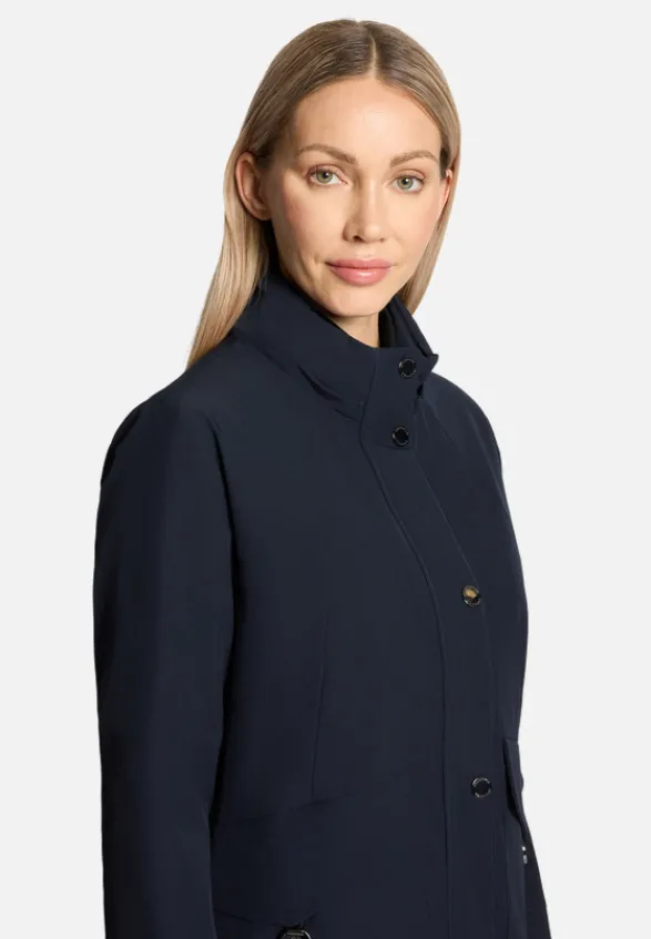 Betty Barclay Mäntel*Outdoorjacke mit abnehmbarer Kapuze Dunkelblau