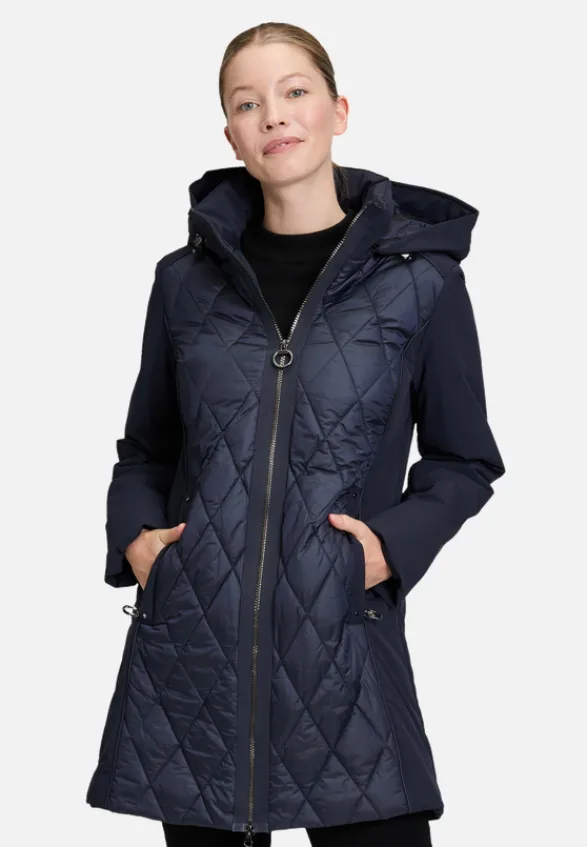 Betty Barclay Mäntel*Outdoorjacke mit abnehmbarer Kapuze Dunkelblau