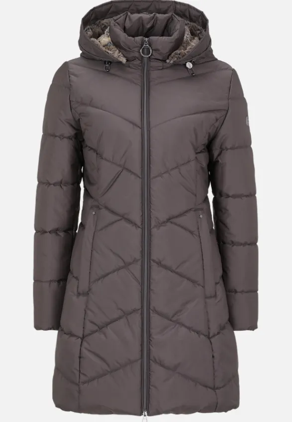 Betty Barclay Mäntel*Outdoorjacke mit abnehmbarer Kapuze Dunkelbraun