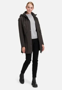 Betty Barclay Mäntel*Outdoorjacke mit abnehmbarer Kapuze Dunkelgrün