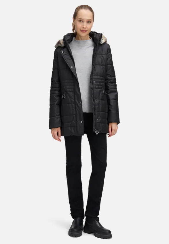 Betty Barclay Jacken*Outdoorjacke mit abnehmbarer Kapuze Schwarz