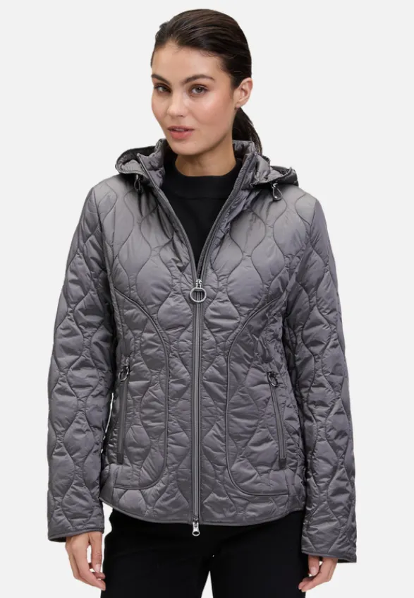 Betty Barclay Jacken*Outdoorjacke mit abnehmbarer Kapuze Dunkel Grau