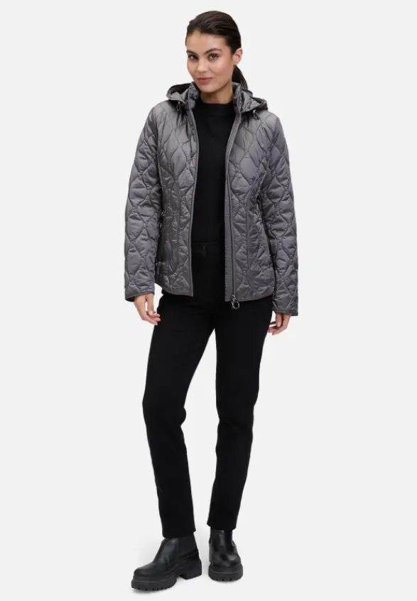 Betty Barclay Jacken*Outdoorjacke mit abnehmbarer Kapuze Dunkel Grau