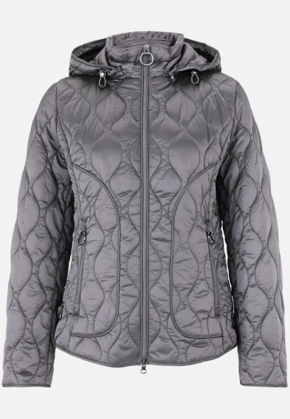 Betty Barclay Jacken*Outdoorjacke mit abnehmbarer Kapuze Dunkel Grau