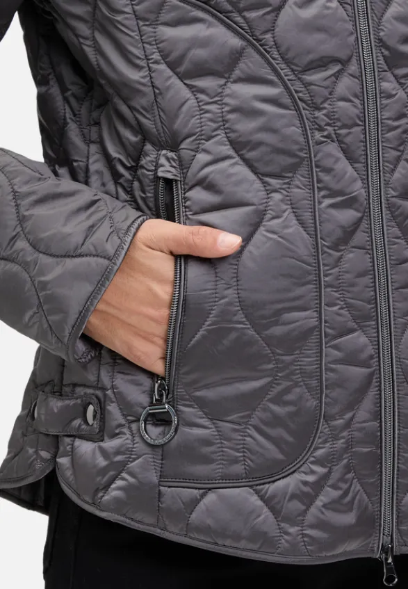 Betty Barclay Jacken*Outdoorjacke mit abnehmbarer Kapuze Dunkel Grau