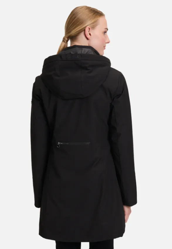 Betty Barclay Mäntel*Outdoorjacke mit abnehmbarer Kapuze Schwarz