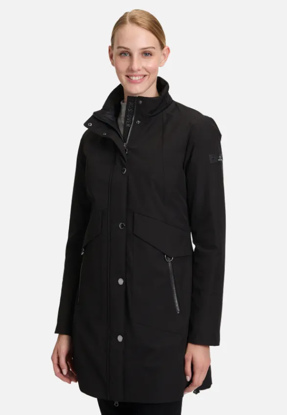 Betty Barclay Mäntel*Outdoorjacke mit abnehmbarer Kapuze Schwarz