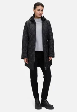 Betty Barclay Mäntel*Outdoorjacke mit abnehmbarer Kapuze Schwarz