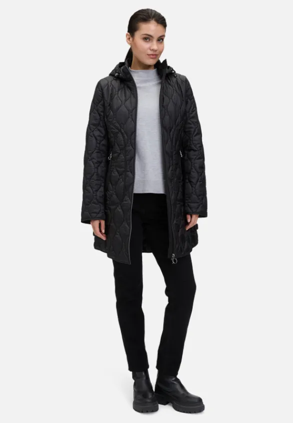 Betty Barclay Mäntel*Outdoorjacke mit abnehmbarer Kapuze Schwarz