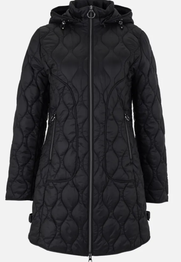 Betty Barclay Mäntel*Outdoorjacke mit abnehmbarer Kapuze Schwarz