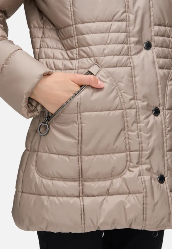 Betty Barclay Jacken*Outdoorjacke mit abnehmbarer Kapuze Beige