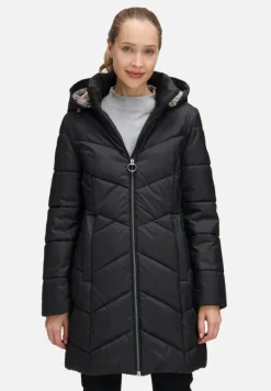 Betty Barclay Mäntel*Outdoorjacke mit abnehmbarer Kapuze Schwarz