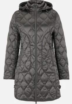 Betty Barclay Mäntel*Outdoorjacke mit abnehmbarer Kapuze Dunkel Grau