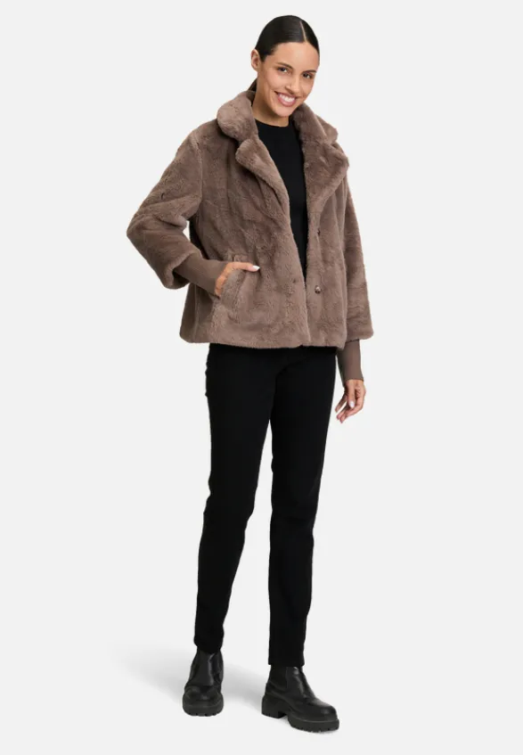 Betty Barclay Jacken*Outdoorjacke mit Plüsch Braun