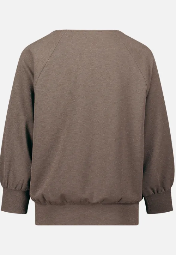 Betty Barclay Shirts*Oversize-Shirt im Glitzer-Look Braun