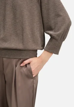 Betty Barclay Shirts*Oversize-Shirt im Glitzer-Look Braun