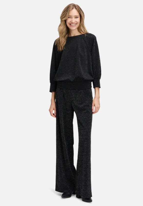 Betty Barclay Shirts*Oversize-Shirt im Glitzer-Look Schwarz
