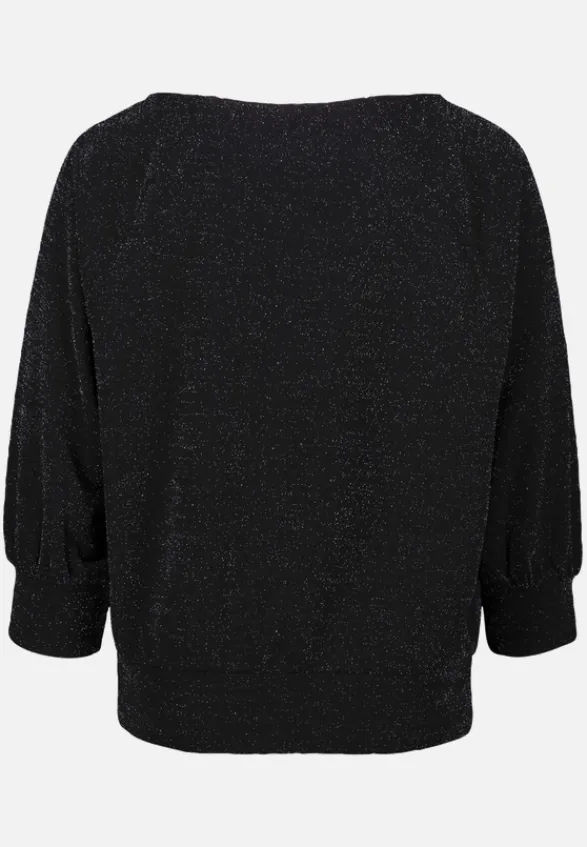 Betty Barclay Shirts*Oversize-Shirt im Glitzer-Look Schwarz