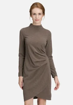 Betty Barclay Festliche Mode|Kleider*Partykleid im Glitzer-Look Braun