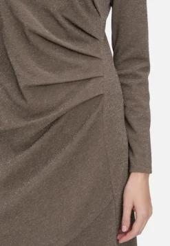 Betty Barclay Festliche Mode|Kleider*Partykleid im Glitzer-Look Braun
