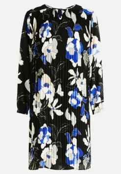 Betty Barclay Festliche Mode|Kleider*Plisseekleid langarm Schwarz/Blau