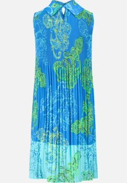 Betty Barclay Festliche Mode|Kleider*Plisseekleid ohne Arm Green/Blue