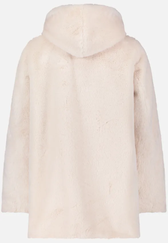 Betty Barclay Mäntel|Jacken*Plüschjacke mit Kapuze beige