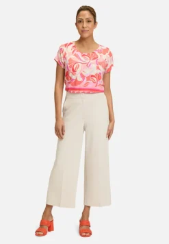 Betty Barclay Shirts*Printshirt mit Gummizug Red/Rosè
